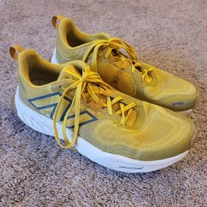 New Balance Vibram Hierro V8 Butterscotch Ginger Lemon Mens Size 11.5D Used